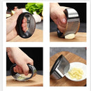 Espremedor de alho manual em aço inox - Mundo Zoom 