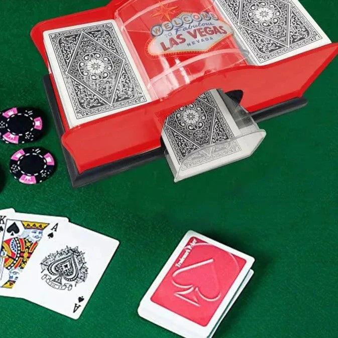 Embaralhador de Cartas Manual - 2 Baralhos, 0 Esforço