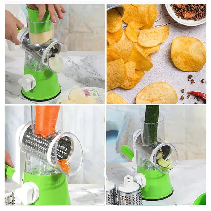Ralador de Cozinha Profissional 3 em 1 - Mundo Zoom 