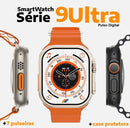 SmartWatch Serie 9 Ultra + Kit com 7 Pulseiras + Case de Proteção - Mundo Zoom 