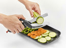 Tesoura Faca Cutelo Multiuso 2 Em 1 Clever Cutter Inox - Mundo Zoom 