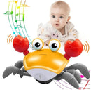 Caranguejo de Brinquedo Com Luz, Música e Sensor de Movimento - Caranguejo Fujão - Mundo Zoom 