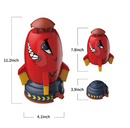 Lançador Aquático de Foguetes com Efeito de Propulsão - Mundo Zoom 