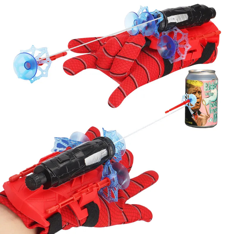 Luva Homem Aranha Lança Teias Infantil